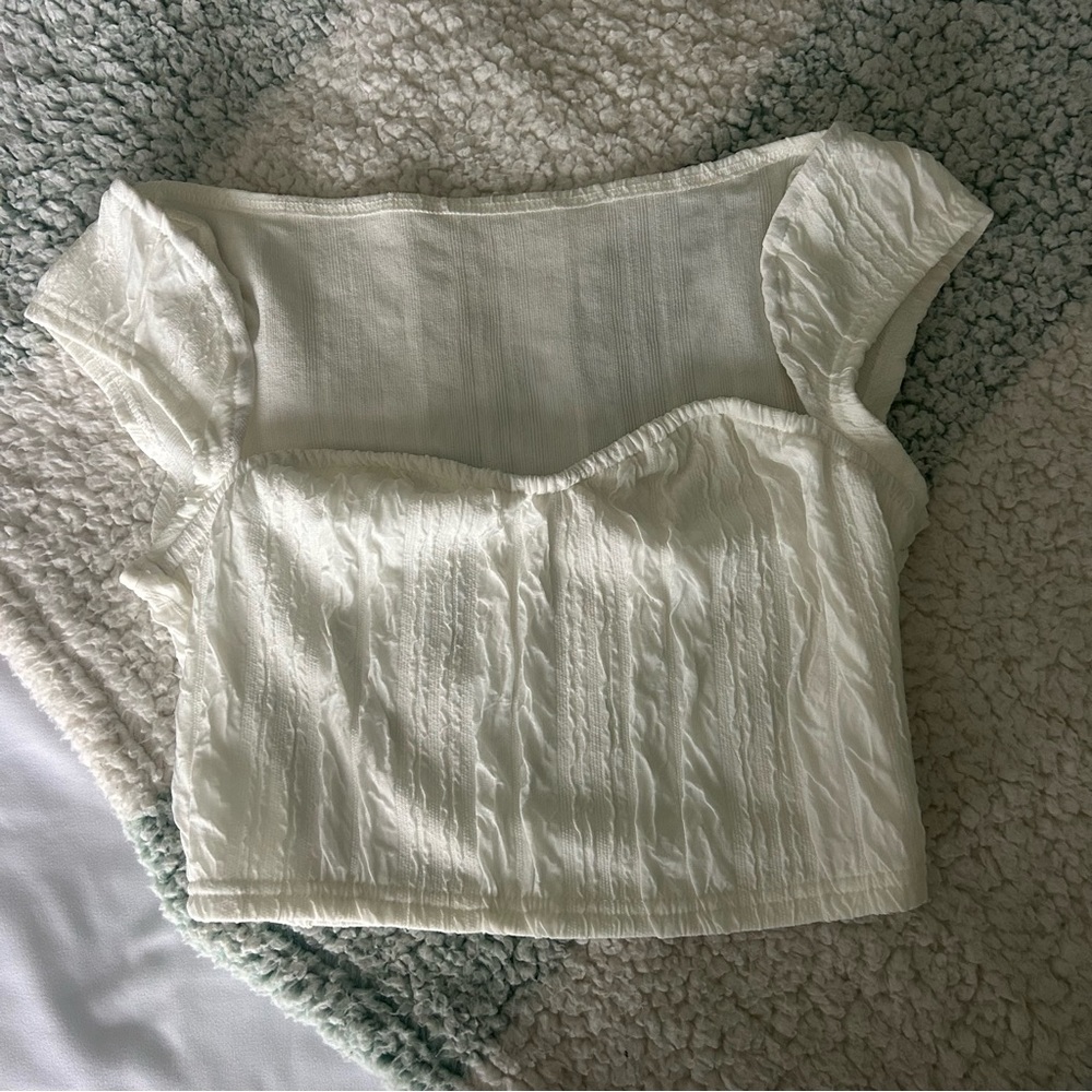 White Crop Top